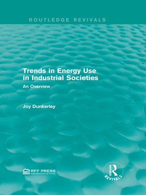 cover image of Trends in Energy Use in Industrial Societies